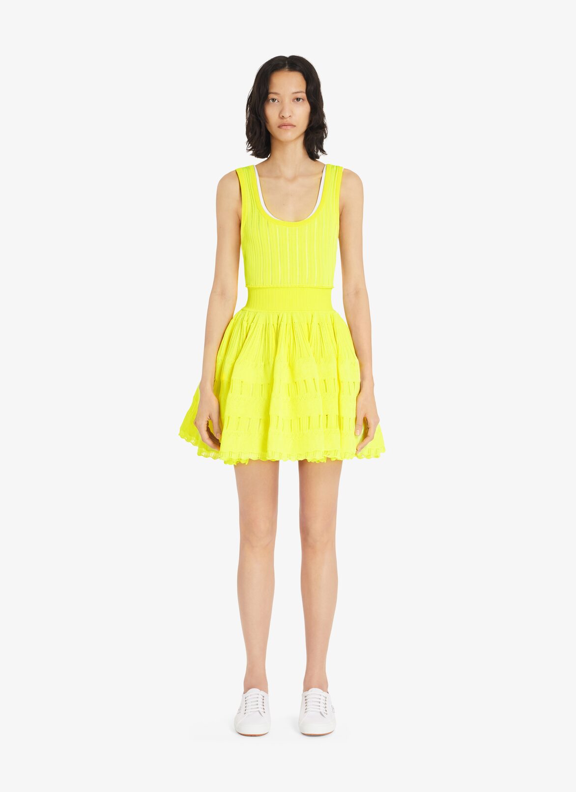 Abito Crinoline lucido ALAÏA ABITO CRINOLINE LUCIDO GIALLO FLUO